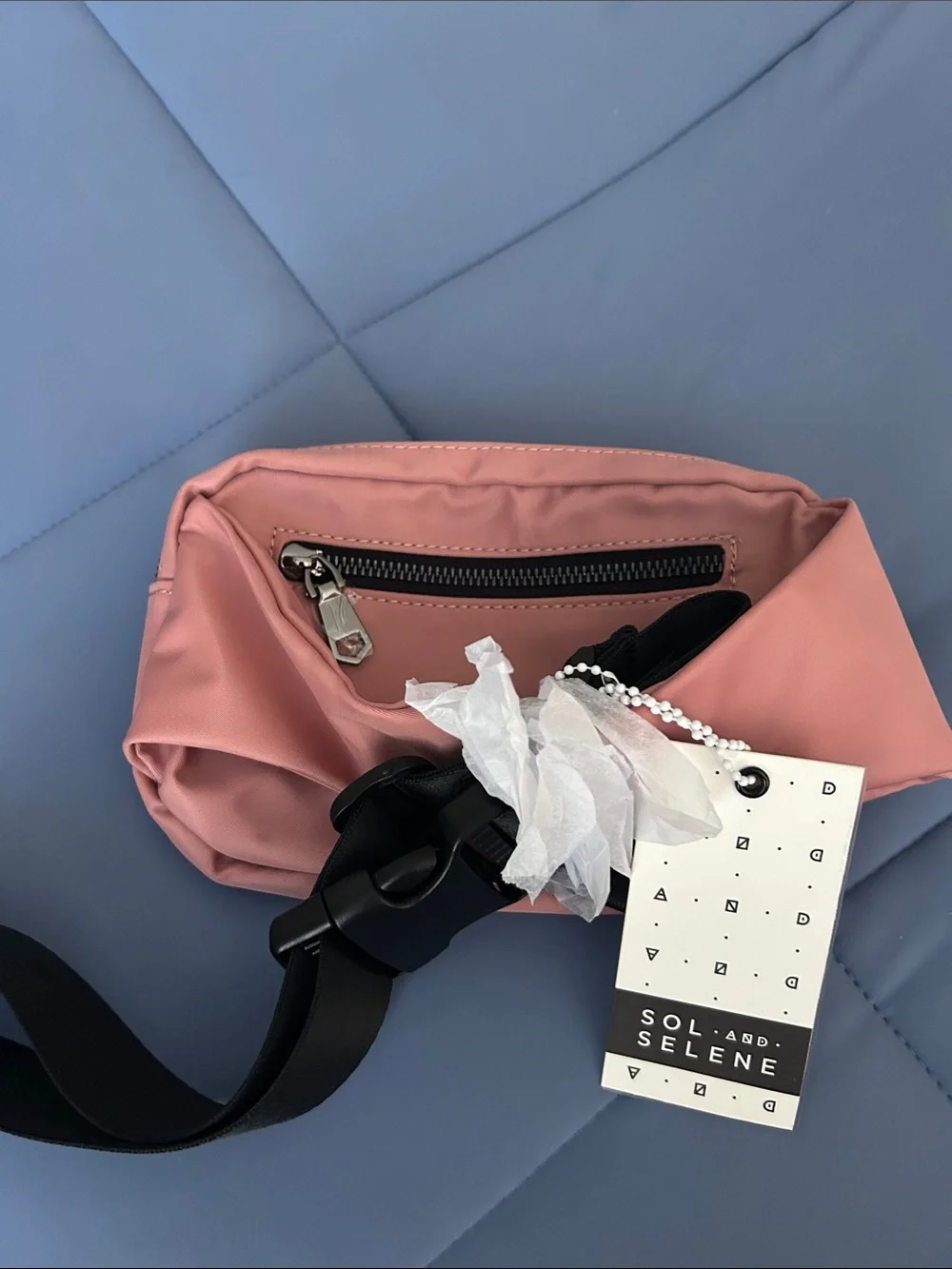 Sol and Selene Pink Crossbody Belt Bag